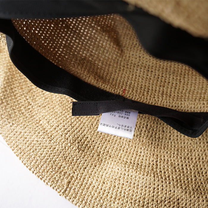 DECHO　RAFFIA CRASH HAT
