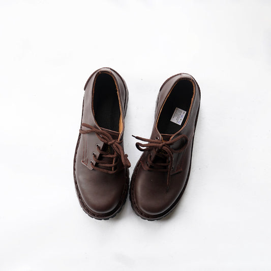 EL RESERO　PLAIN TOE -BROWN CALF/RUG SOLE