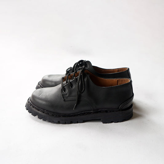 EL RESERO　PLAIN TOE -BLACK CALF/RUG SOLE