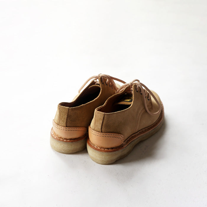 EL RESERO　PLAIN TOE -BEIGE SUEDE/CRAPE SOLE