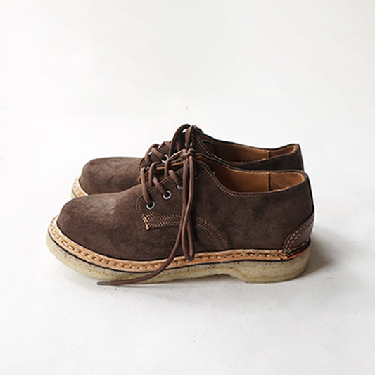 EL RESERO　PLAIN TOE -BROWN SUEDE/CRAPE SOLE