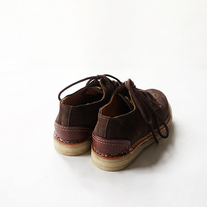 EL RESERO　PLAIN TOE -BROWN SUEDE/CRAPE SOLE