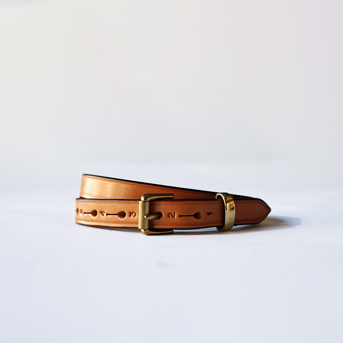 HERALDIC BELTS　3/4inch LEATHER BELT