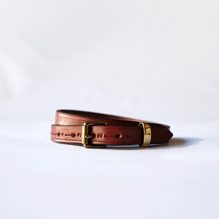 HERALDIC BELTS　3/4inch LEATHER BELT