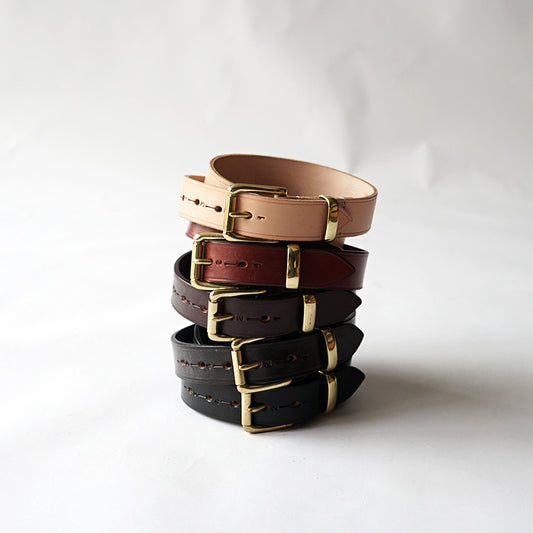 HERALDIC BELTS　4/5inch LEATHER BELT