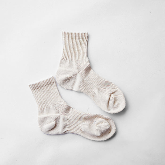 Healthknit　和紙甲メッシュアンクルソックス
