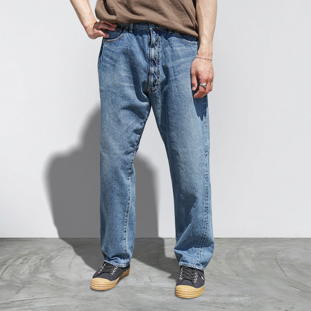 KAPTAIN SUNSHINE 5P Zipper Front Denim Pants