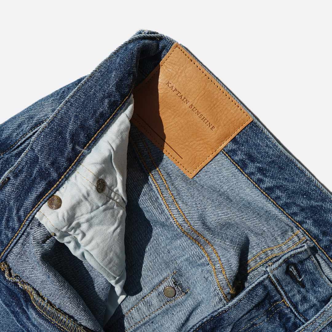 KAPTAIN SUNSHINE 5P Zipper Front Denim Pants