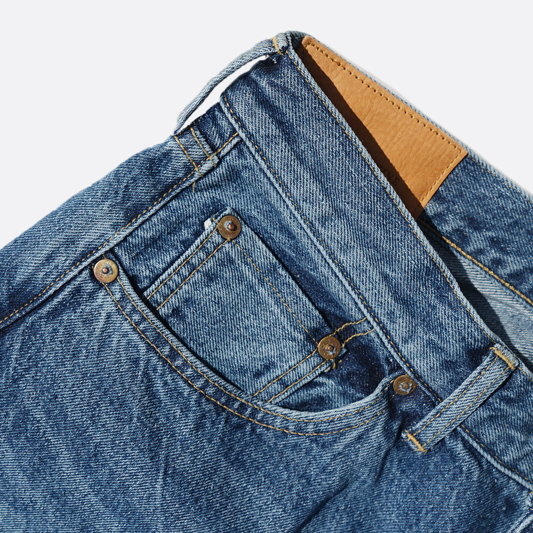 KAPTAIN SUNSHINE 5P Zipper Front Denim Pants