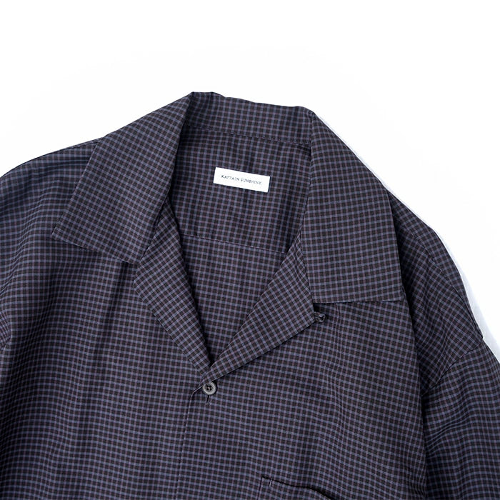 KAPTAIN SUNSHINE Summer Wool Open Collar Shirt