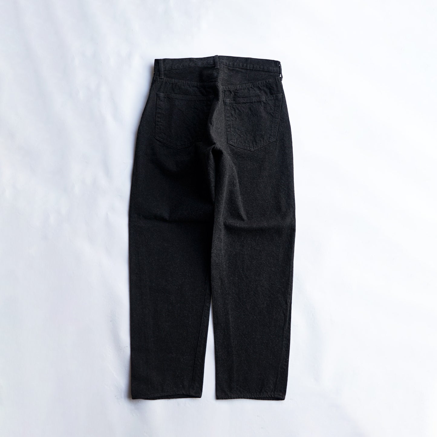 KAPTAIN SUNSHINE　5P Zipper Front Denim Pants - BLACK