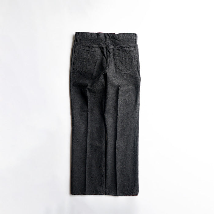 KAPTAIN SUNSHINE　Skate Shoecut Denim Pants -BLACK