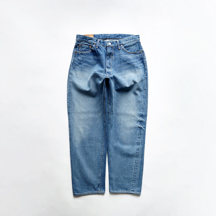 KAPTAIN SUNSHINE　5P Zipper Front Denim Pants - INDIGO VINTAGE WASH