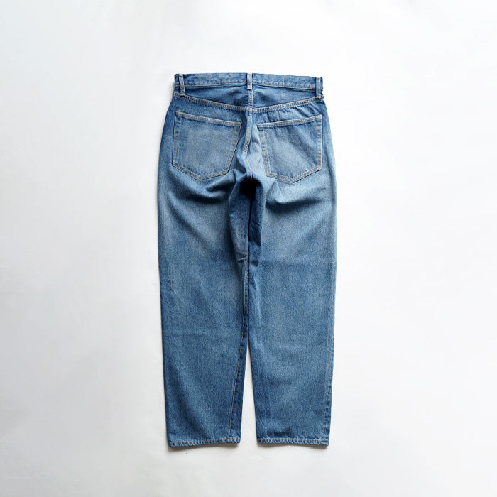 KAPTAIN SUNSHINE　5P Zipper Front Denim Pants - INDIGO VINTAGE WASH