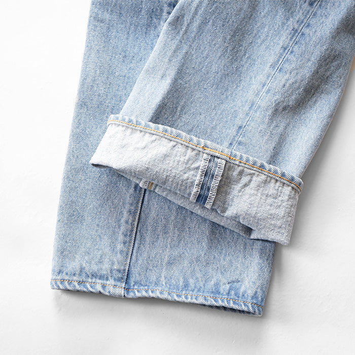 KAPTAIN SUNSHINE　Skate Shoecut Denim Pants -INDIGO VINTAGE WASH