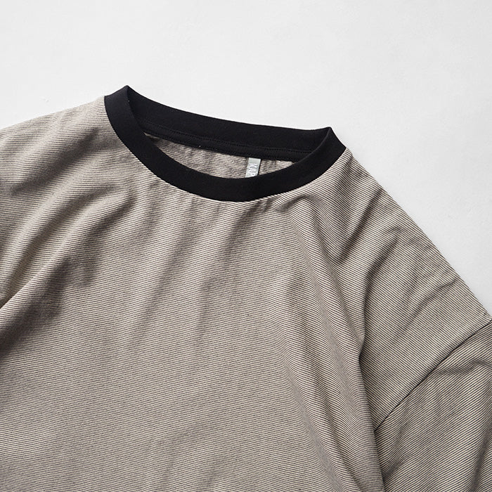 KAPTAIN SUNSHINE　Hard Twisted Stripe Jersey S/S Tee