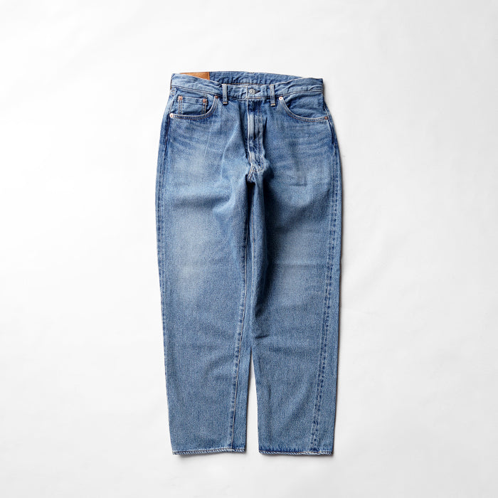 KAPTAIN SUNSHINE 5P Zipper Front Denim Pants - INDIGO VINTAGE WASH