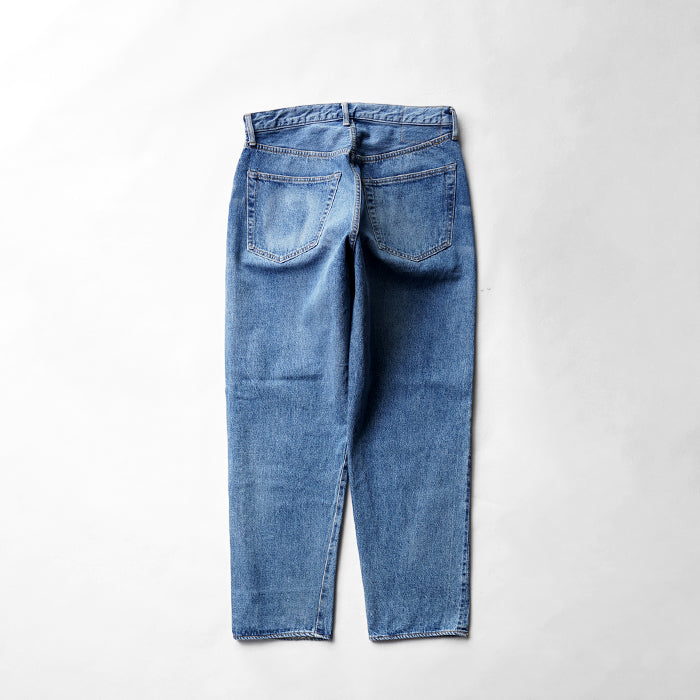 KAPTAIN SUNSHINE　5P Zipper Front Denim Pants - INDIGO VINTAGE WASH