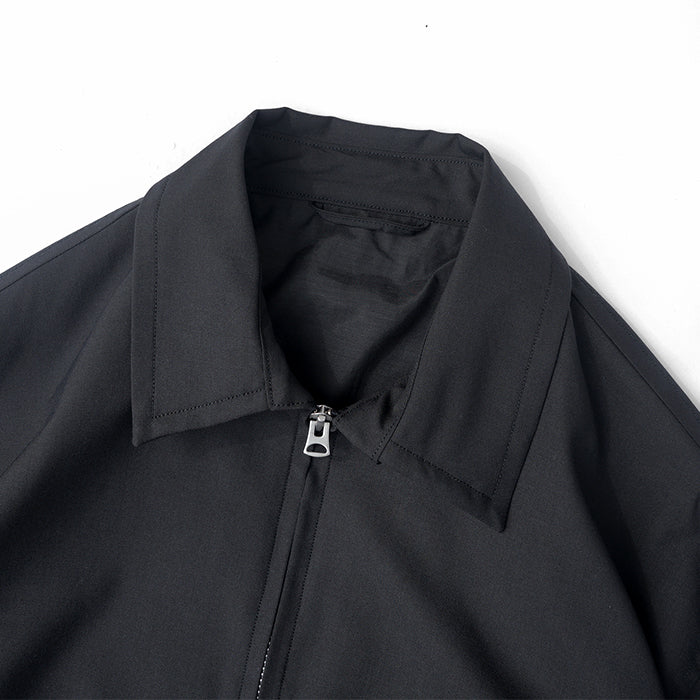 KAPTAIN SUNSHINE　Wool Poplin Zip Blouson