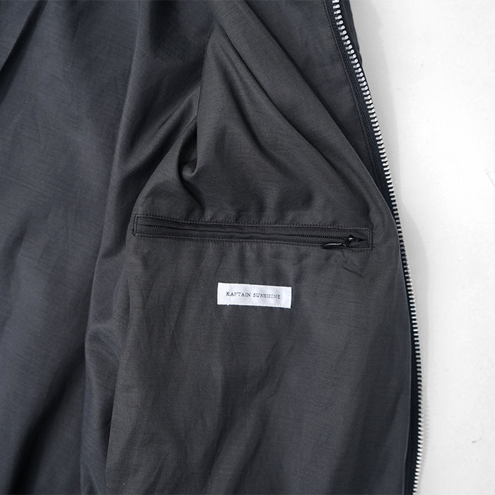 KAPTAIN SUNSHINE　Wool Poplin Zip Blouson