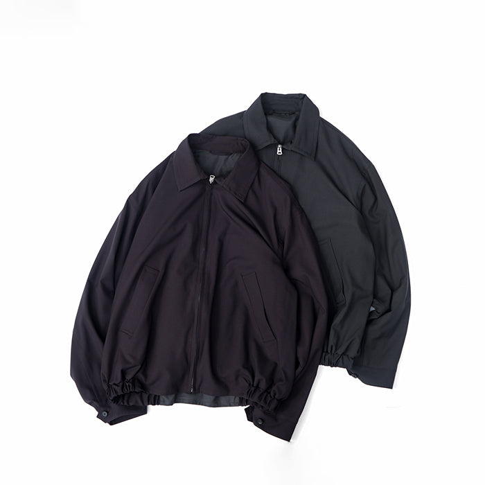 KAPTAIN SUNSHINE　Wool Poplin Zip Blouson