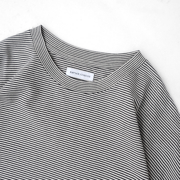 KAPTAIN SUNSHINE　Hard Twisted Stripe Jersey L/S Tee