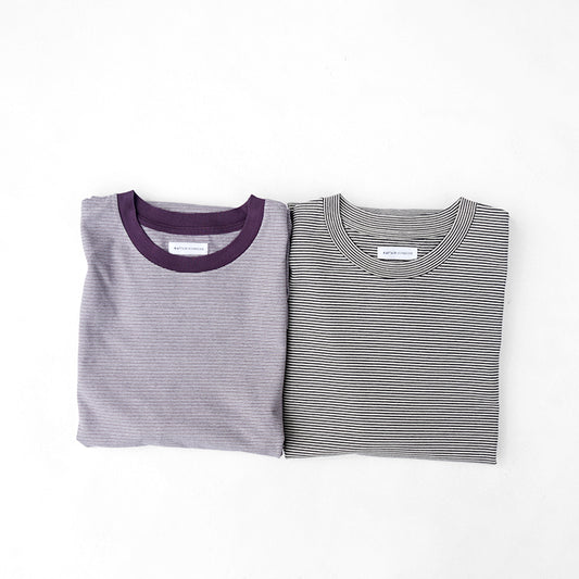 KAPTAIN SUNSHINE　Hard Twisted Stripe Jersey L/S Tee