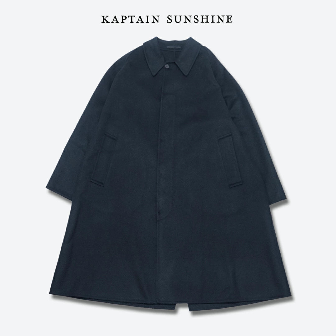 KAPTAIN SUNSHINE Cashmere Melton Walker Coat