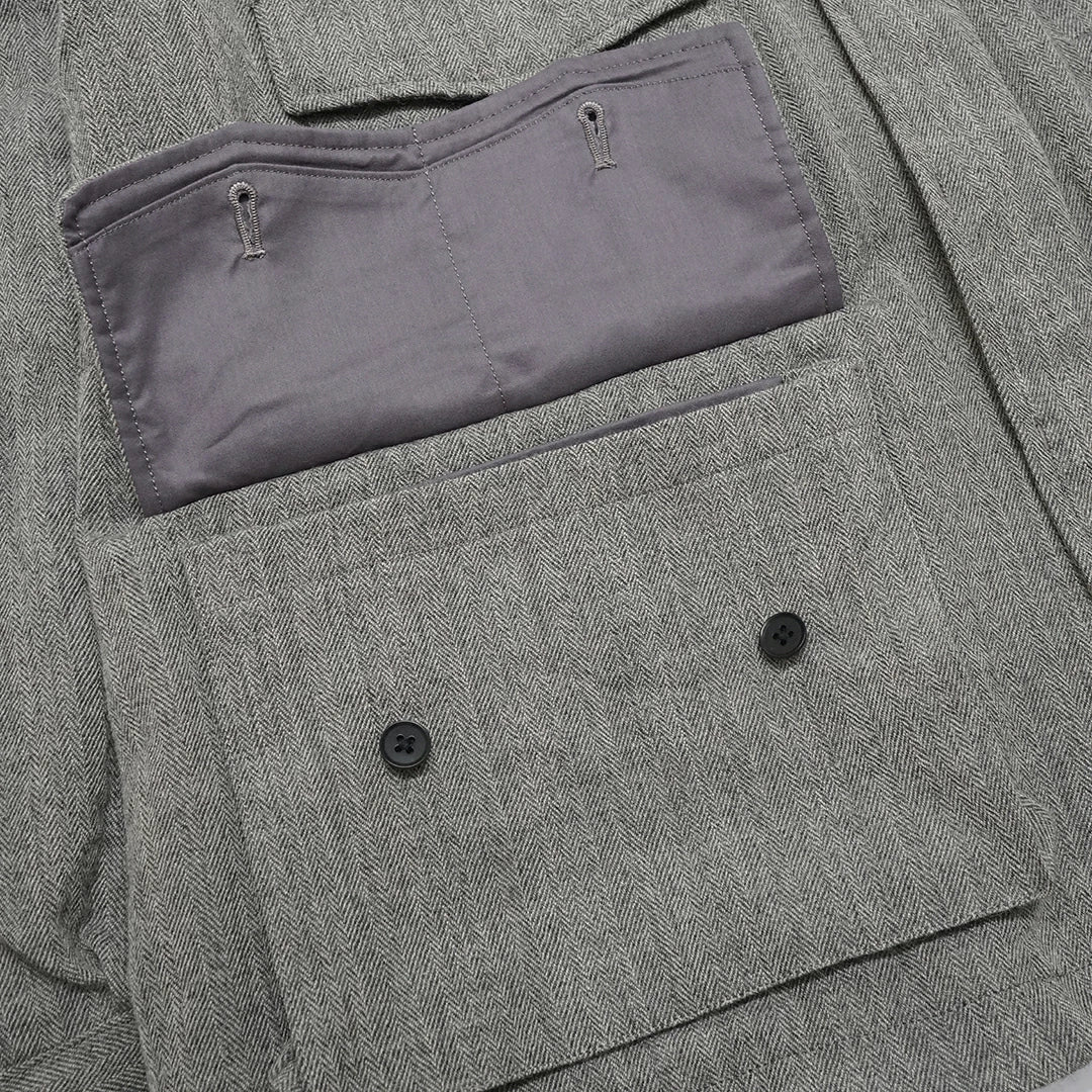 KAPTAIN SUNSHINE Wool Herringbone Explorer Jacket