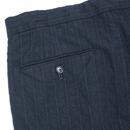 KAPTAIN SUNSHINE Wool Stripe Easy Trousers