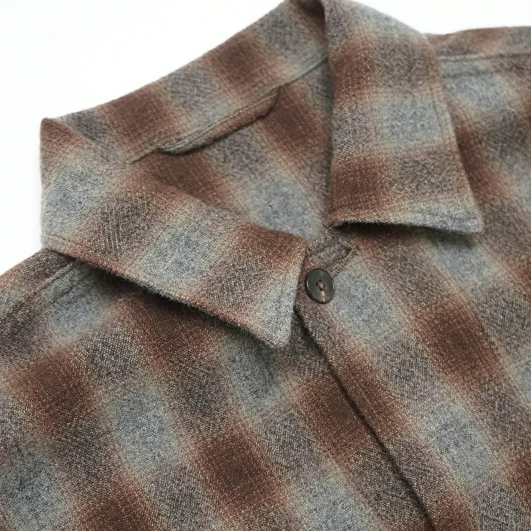 KAPTAIN SUNSHINE  Alpaca Wool Field Shirt Jacket