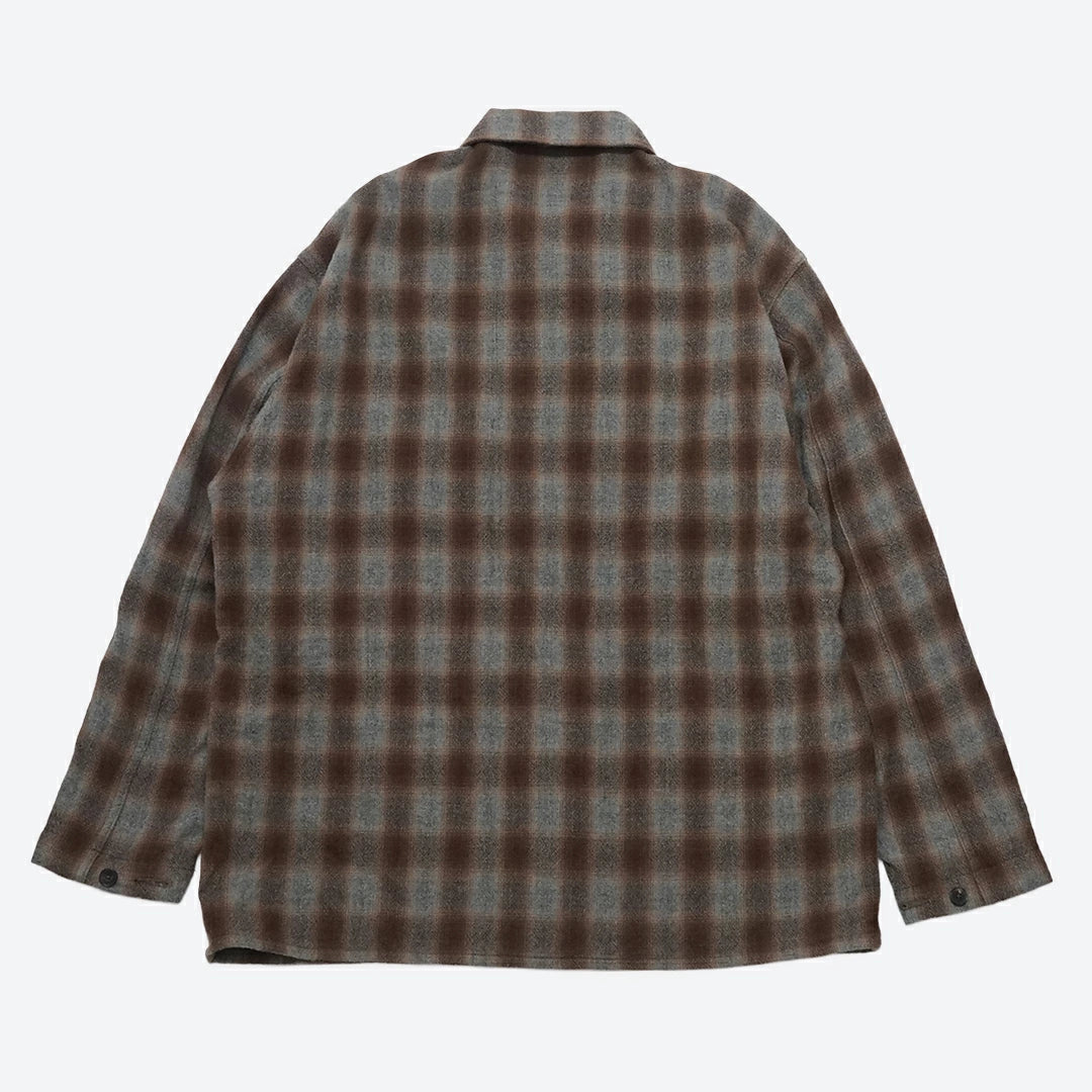 KAPTAIN SUNSHINE  Alpaca Wool Field Shirt Jacket