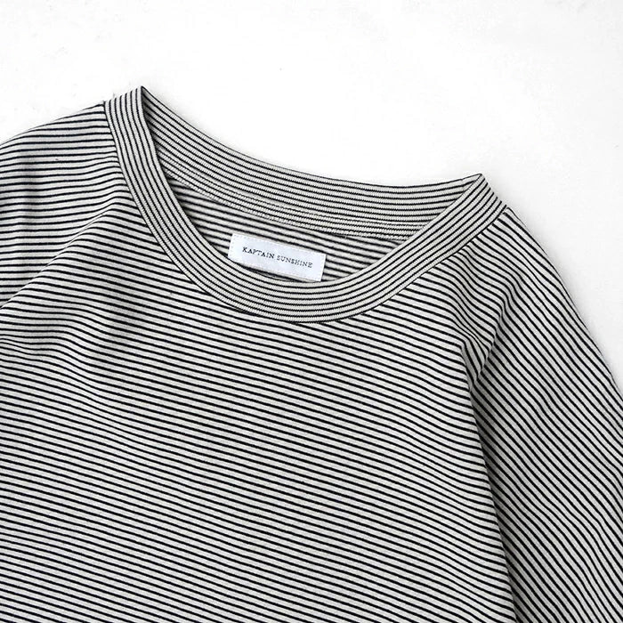 KAPTAIN SUNSHINE Hard Twisted Stripe Jersey L/S Tee