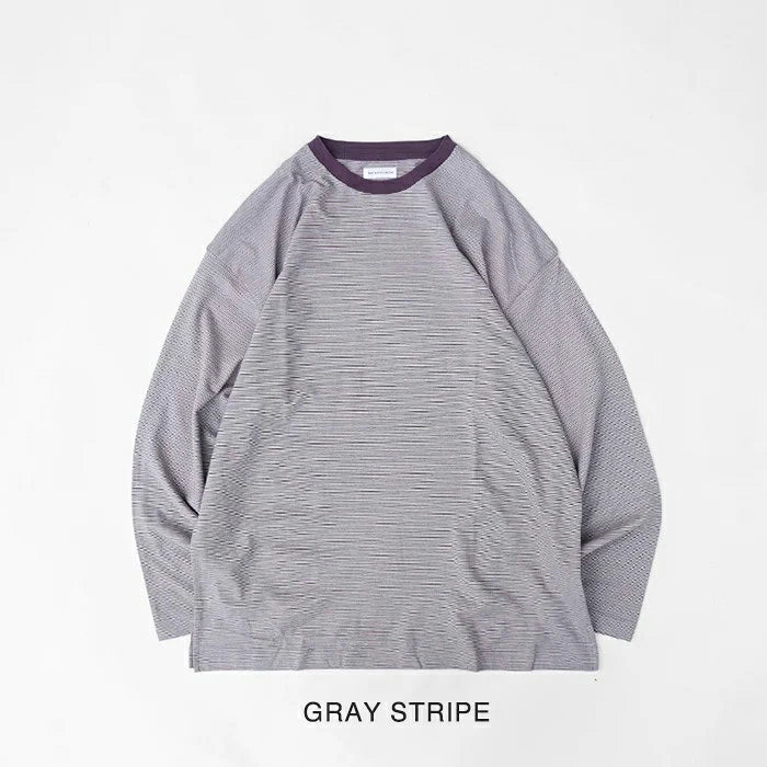 KAPTAIN SUNSHINE Hard Twisted Stripe Jersey L/S Tee