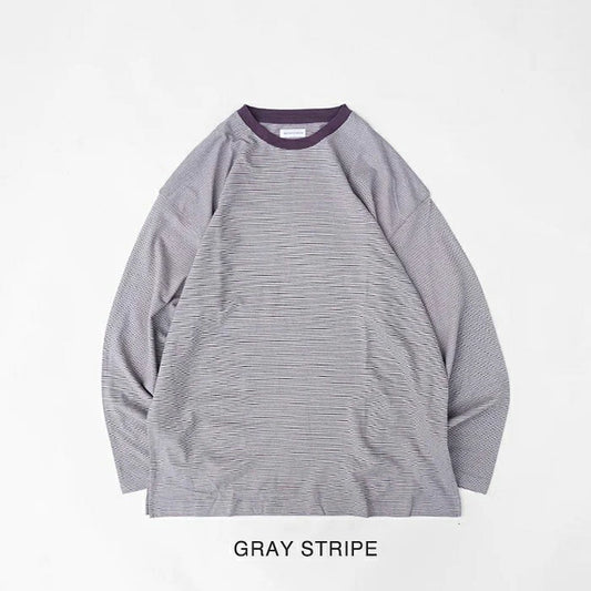 KAPTAIN SUNSHINE Hard Twisted Stripe Jersey L/S Tee