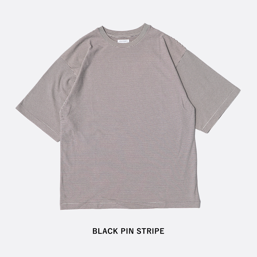 KAPTAIN SUNSHIN Hard Twisted Stripe Jersey Half-sleeve Tee