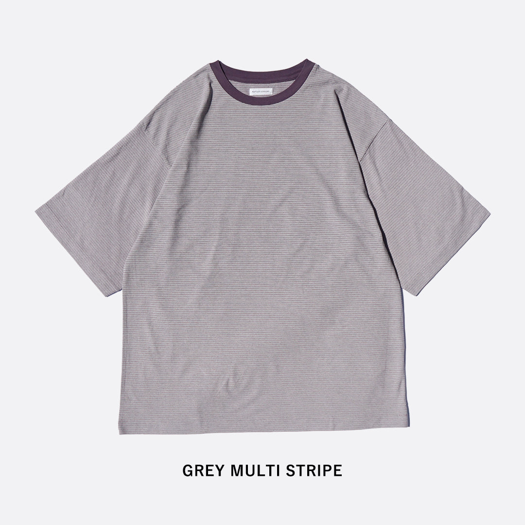 KAPTAIN SUNSHIN Hard Twisted Stripe Jersey Half-sleeve Tee