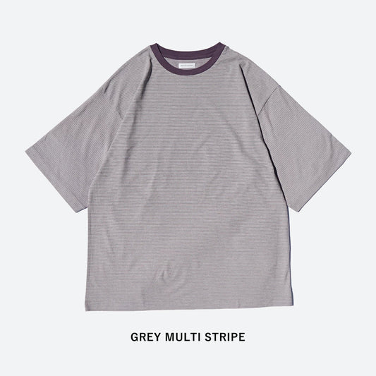 KAPTAIN SUNSHINE　Hard Twisted Stripe Jersey Half-sleeve Tee