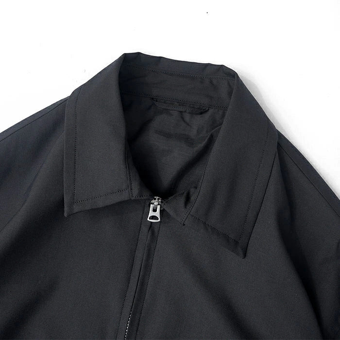 KAPTAIN SUNSHINE Wool Poplin Zip Blouson