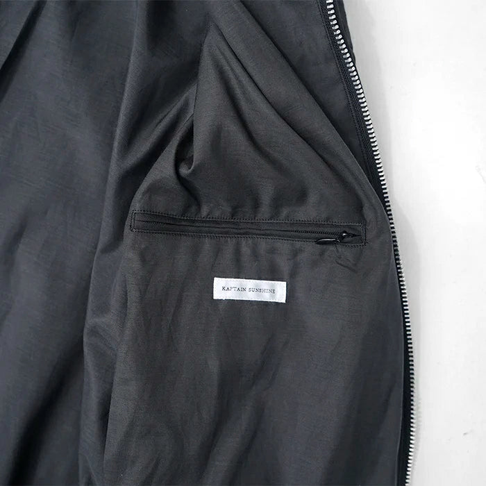 KAPTAIN SUNSHINE Wool Poplin Zip Blouson