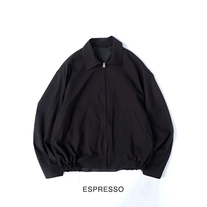 KAPTAIN SUNSHINE Wool Poplin Zip Blouson