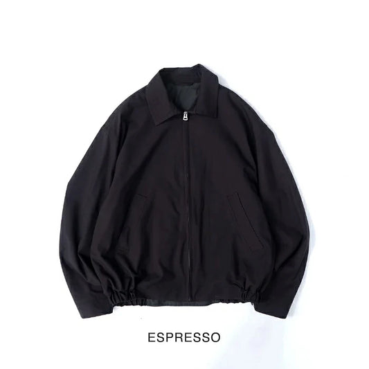 KAPTAIN SUNSHINE Wool Poplin Zip Blouson