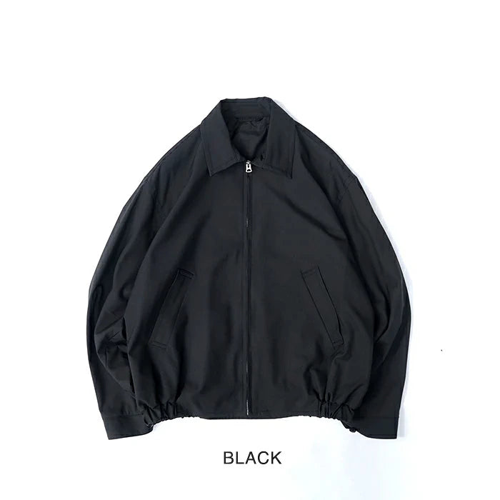 KAPTAIN SUNSHINE Wool Poplin Zip Blouson
