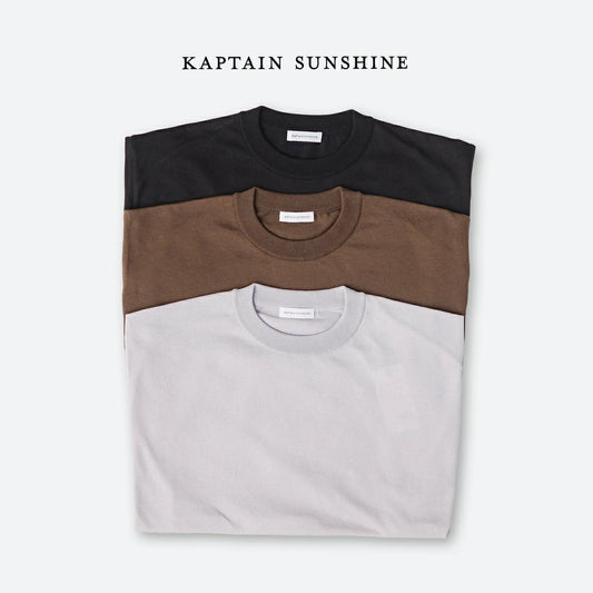 KAPTAIN SUNSHINE Cotton Knit High-gauge Tee