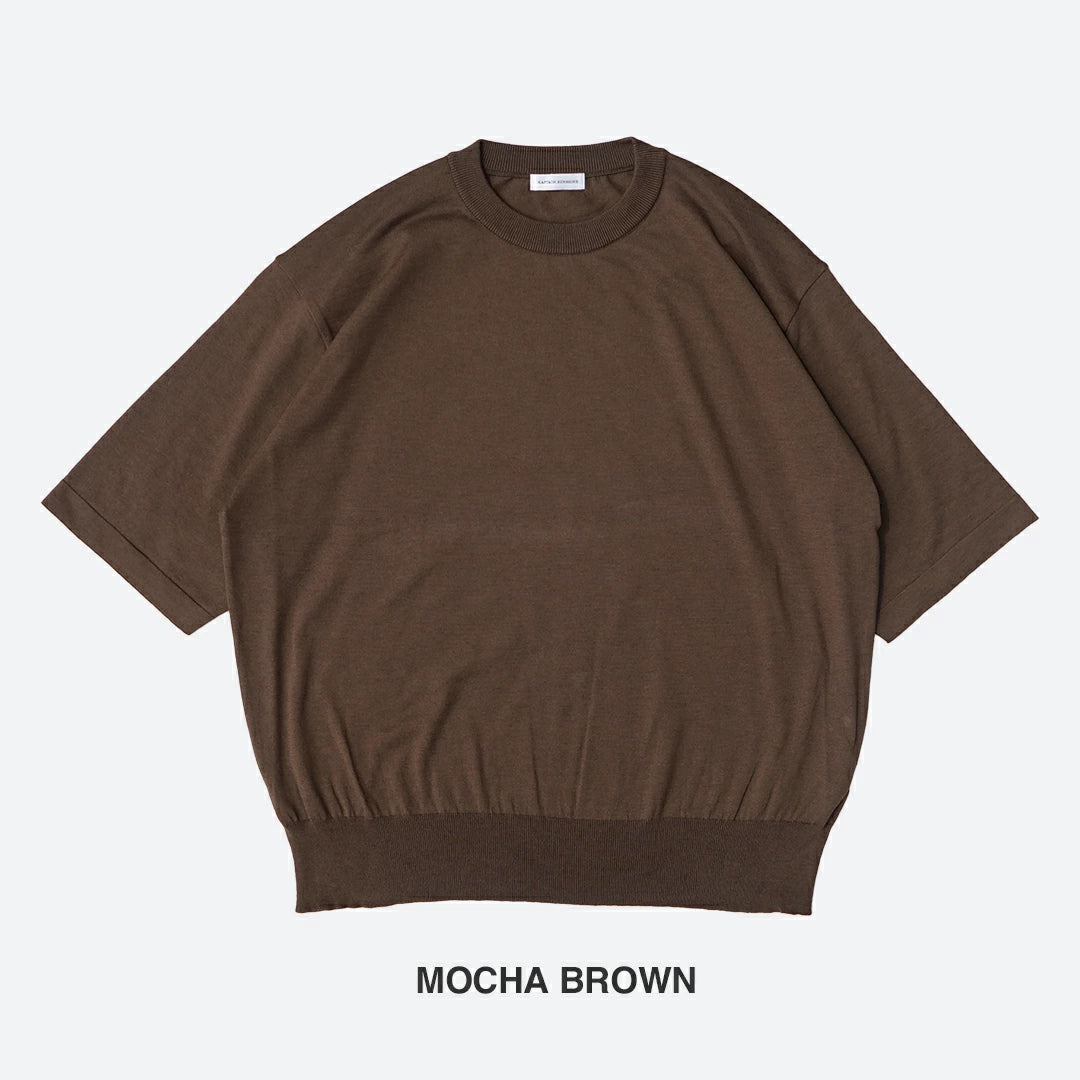 KAPTAIN SUNSHINE Cotton Knit High-gauge Tee