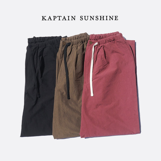 KAPTAIN SUNSHINE  Cotton Silk Walk Easy Trousers