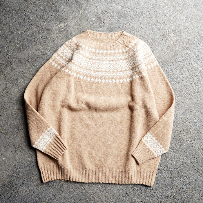 LE TRICOT DE LA MER　OVERSIZE FAIRSLE YOKE