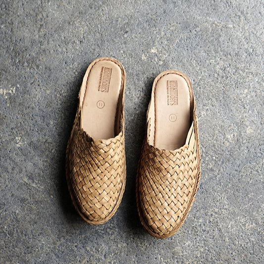 MOHINDERS　WOVE CITY SLIPPERS-NATURAL