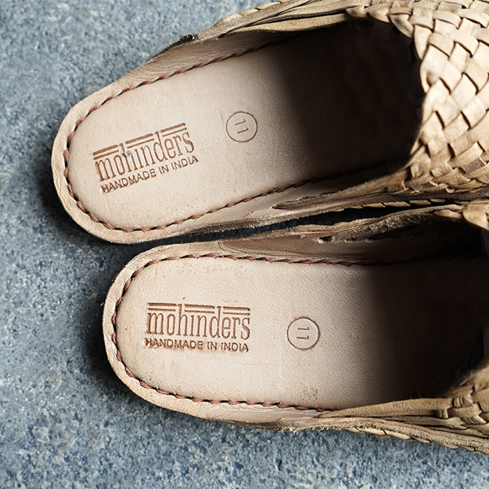 MOHINDERS　WOVE CITY SLIPPERS-NATURAL