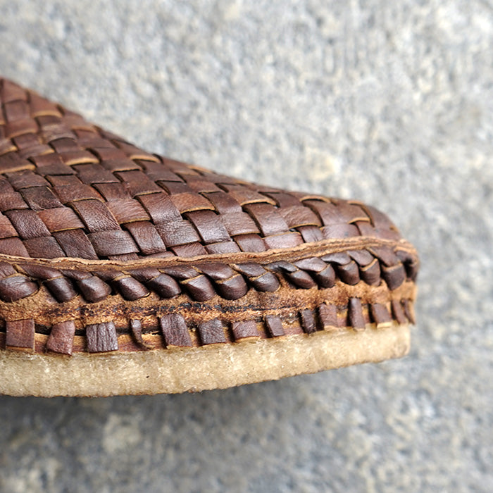 MOHINDERS　WOVE CITY SLIPPERS-OILD BROWN